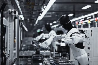 AGIBOT G2. The 15,000th robot rolls off the line