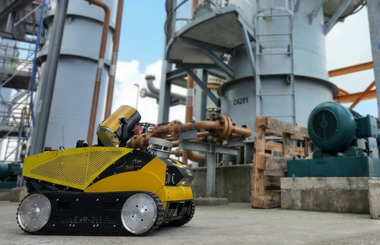 ExRobotics ExR-2.5. The autonomous sentinel built for explosive plants