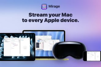 Mirage. Beam your Mac to iPad and Vision Pro in Retina glory