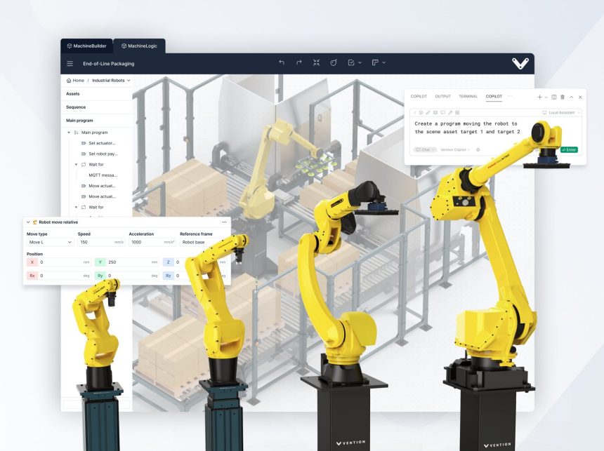 Vention teams with FANUC and Universal Robots on software-defined automation