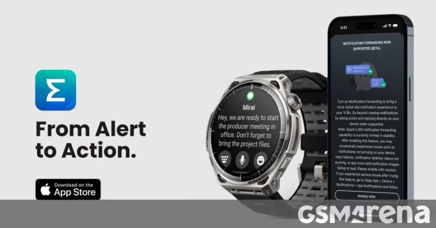 Amazfit iOS Notification Forwarding. Your iPhone alerts finally grow up on your wrist