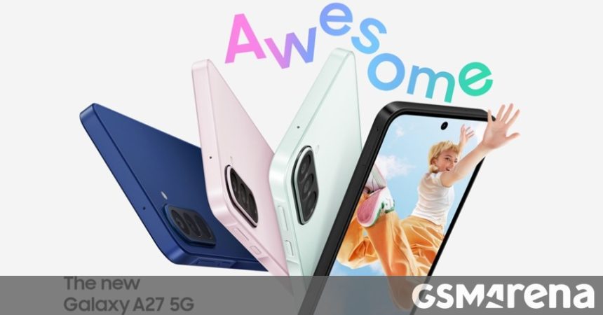 Samsung Galaxy A27 5G. The mid-ranger that costs more than its bigger sibling