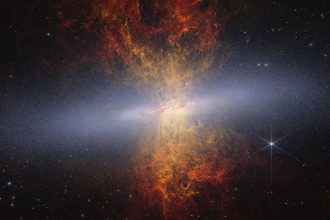 James Webb Telescope. A 223-megapixel portrait of the Cigar galaxy's 16.5 million stars