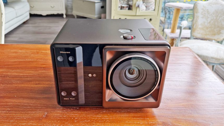 Hisense XR10. The triple-laser projector that thinks it's a home cinema