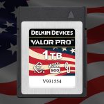 Delkin Valor Pro CFexpress Type B. Storage with Stars and Stripes