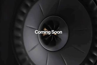 KEF teaser. A sculptural luxury speaker built around the Uni-Q driver