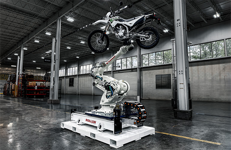 Kawasaki RL030N. The eight-axis robot built to think on its feet
