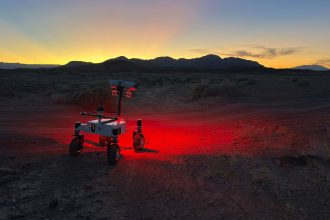 NASA ERNEST. The four-wheeled explorer built for the Moon and Mars