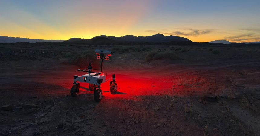 NASA ERNEST. The four-wheeled explorer built for the Moon and Mars