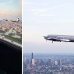 Red Bull DC-6B. A vintage plane and vintage Bolex cameras reunite over New York