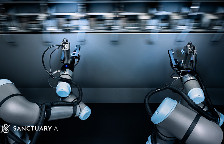 Sanctuary AI. When robot hands learn to plug wires like a factory pro
