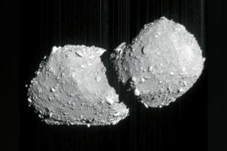 Hayabusa2 Torifune Flyby. A two-headed asteroid caught on camera 62 million miles out