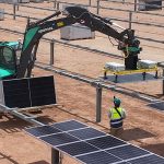 Xpanner X1 Panel Lift. Robotic muscle for solar farm construction