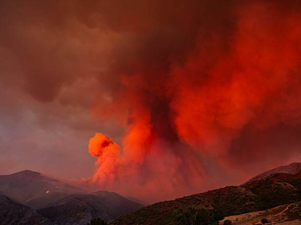 Terra Flamma. The photographer who turns wildfire into his softbox