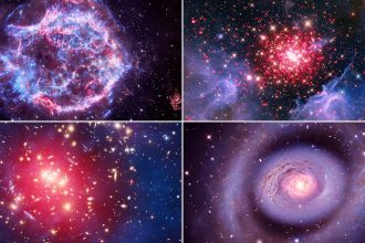 Chandra X-ray Observatory. Four cosmic portraits for America's 250th birthday