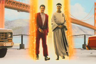 Star Trek IV The Voyage Home. Kirk and Spock beam back to UK cinemas
