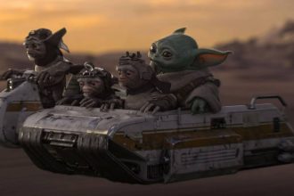The Mandalorian and Grogu. Din Djarin lands at home this summer