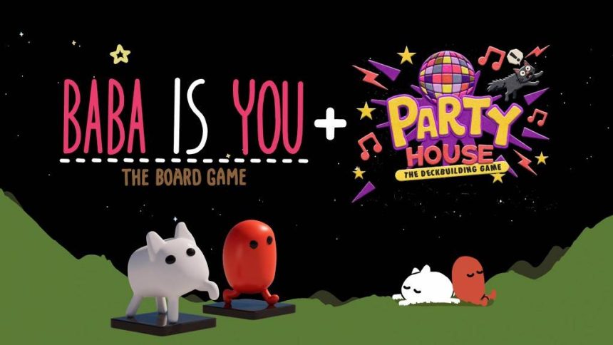 Baba is You and Party House. Two cult indies leap onto the tabletop