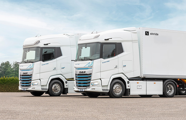DAF XG Electric. Autonomous freight edges closer with Einride Driver