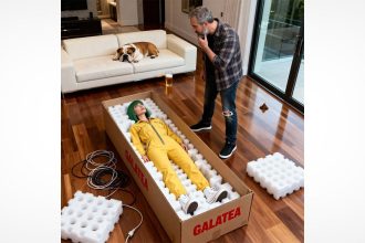 Galatea. When a robot romance sparks a photography gallery war
