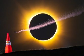 Canon EOS R5 II. How Red Bull shot a wingsuit through a solar eclipse