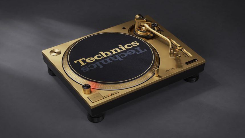 Technics SL-1200M7G. A golden nod to 55 years of DJ royalty