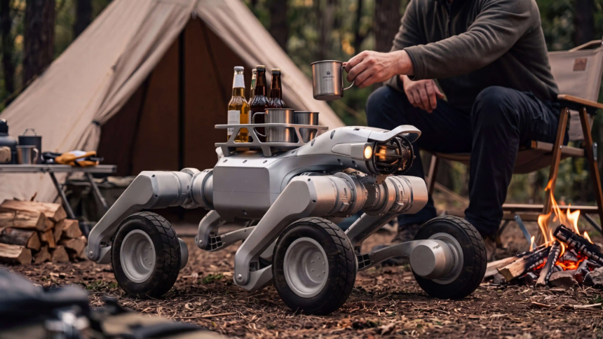 Unitree AS2-W. The Nvidia-powered robot wolf that hauls its own weight sixfold