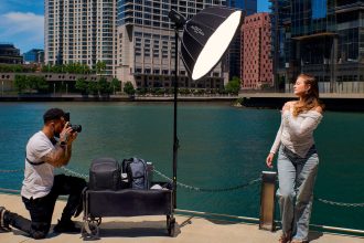 Westcott Photography Wagon. The cart that doubles as a light stand