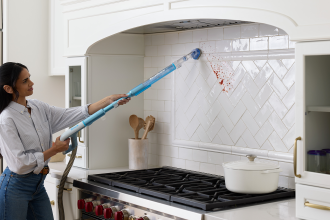 Shark AquaReach. The wet-dry vac that stretches to reach every wall