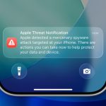 Apple Threat Notifications. A new spyware alert reaches 110 countries