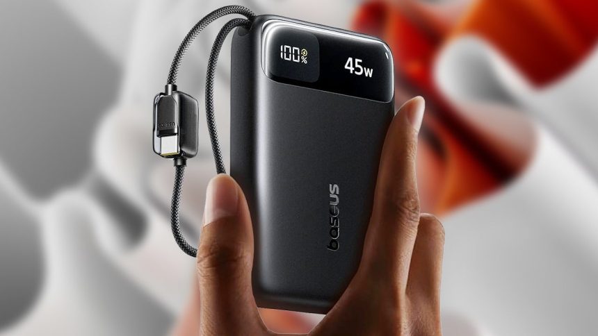Baseus EnerFill FC11. The power bank that carries its own cables
