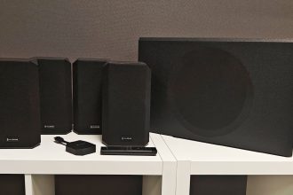 Valerion ThunderBeat 4.1.2. Big sound in a box that never quite fills the room