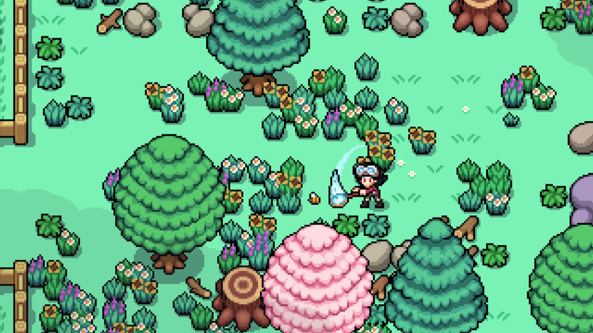 Fields of Mistria 1.0. A field guide to catching every last creepy crawly
