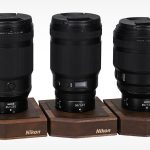Nikon Nikkor Z Wooden Lens Stand. Japan gets the good gear again