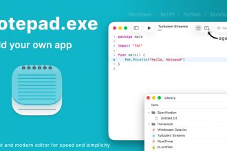 Notepad.exe. The Mac code editor that skips the setup and lets you write
