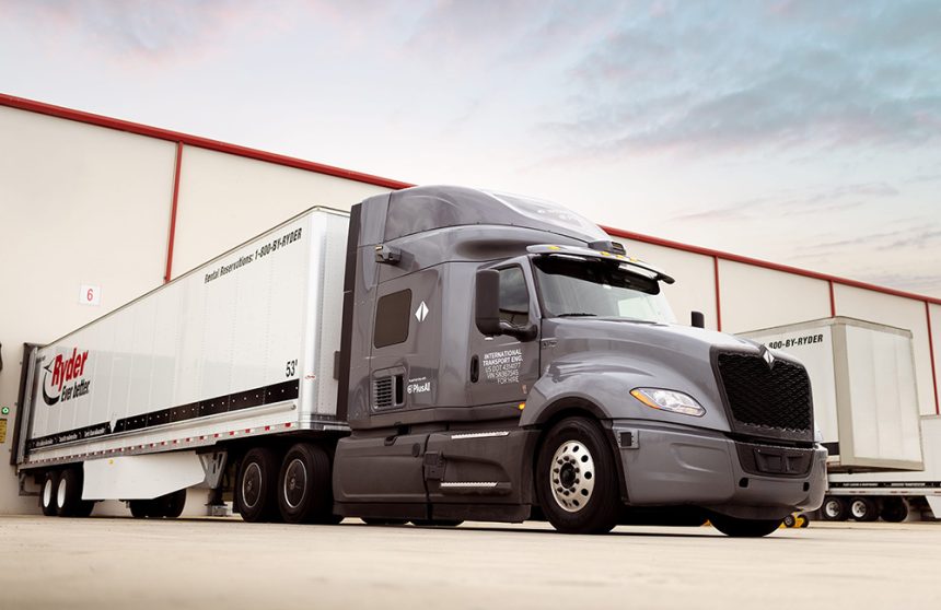 PlusAI SuperDrive. The self-driving big rig inches toward the highway