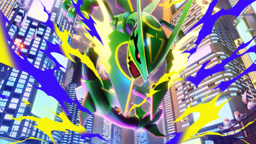Pokémon TCG Mega Evolution Delta Reign. Mega Rayquaza soars back after a decade