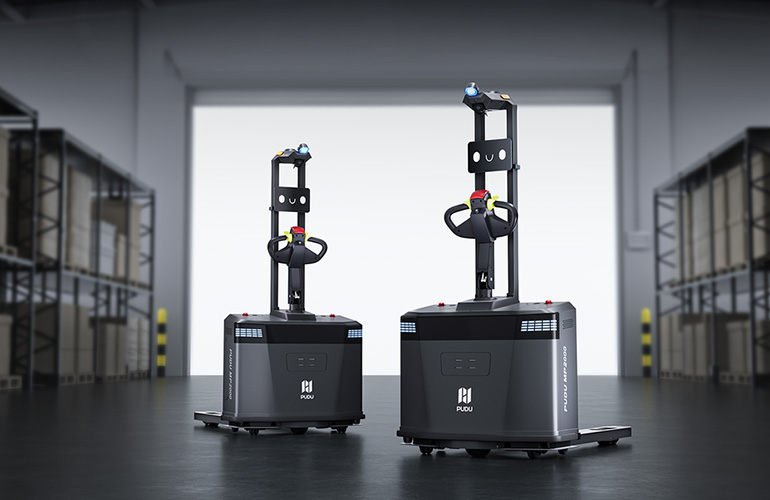 Pudu MP2000. The autonomous forklift that lifts two tonnes on its own