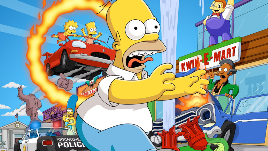 The Simpsons Hit & Run. A cult PS2 classic teased back to life at D23