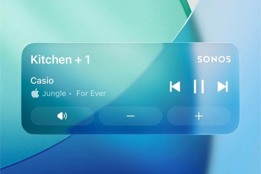 Sonos Live Activities. Lockscreen playback controls land on iPhone at last