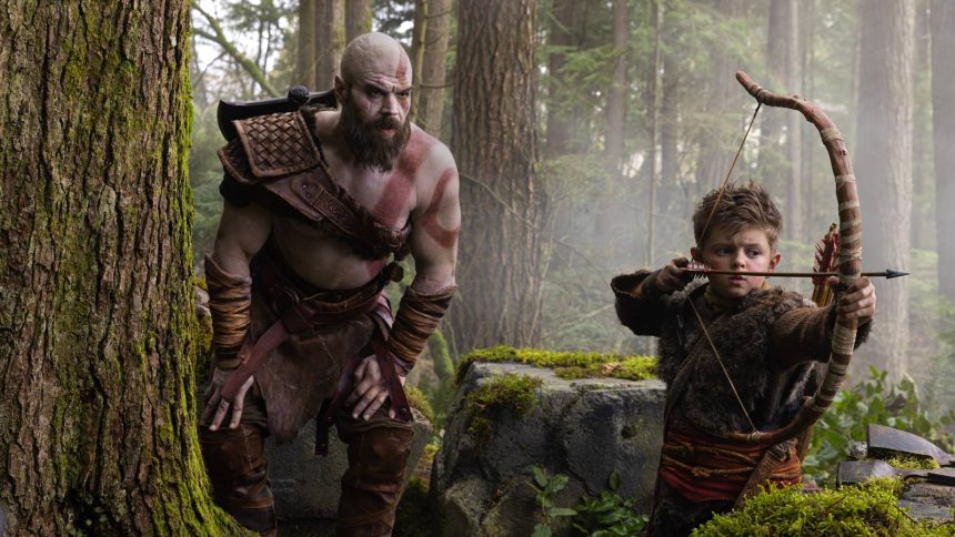 God of War on Prime Video. Kratos, Atreus and Thrud all swap faces
