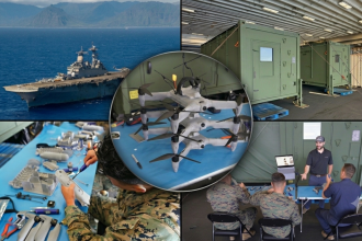 Firestorm Squall. The US Navy just 3D-printed a drone swarm at sea