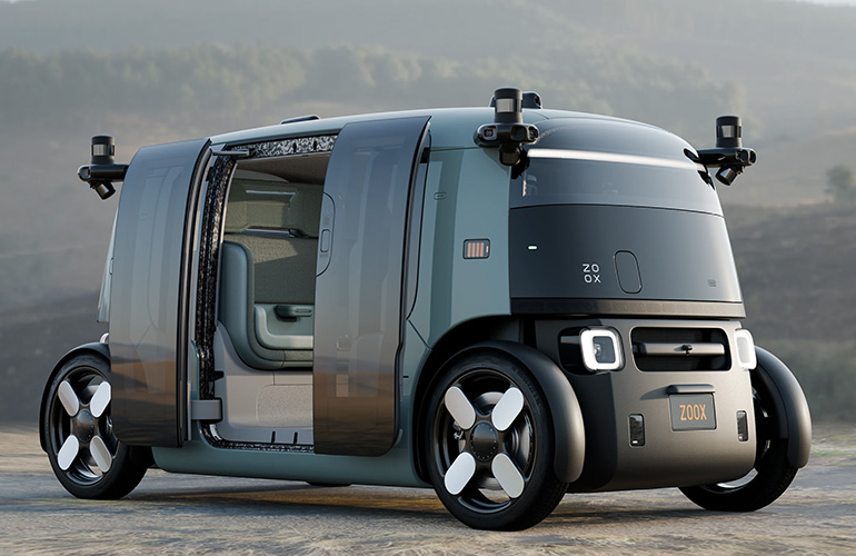 Zoox Robotaxi. Amazon's driverless pod gets ready to charge fares