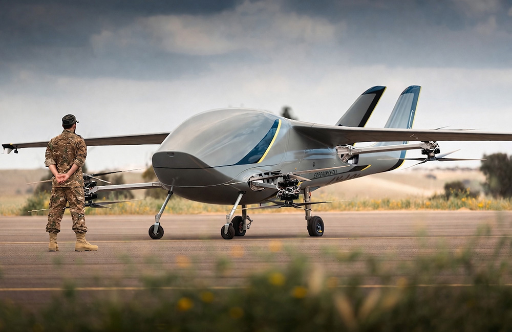 AIR Heavy Lift UAS. Elmo servo drives ditch liquid cooling on a 550 lb hauler