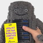 Big Data Bezzy. A plush server rack that screams like a real data center