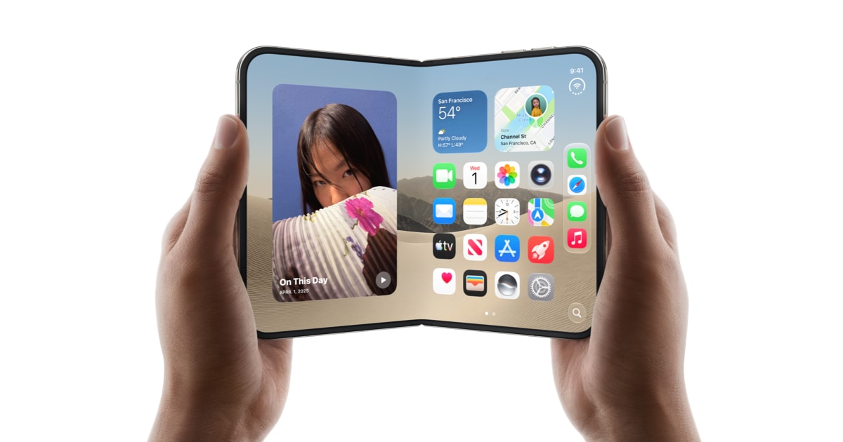 Apple iPhone Duo. The foldable Apple insists everyone else got wrong