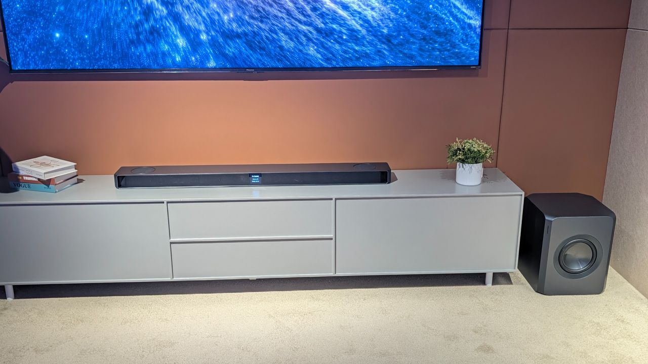 Hisense UX1. 26 drivers and 1840W aimed straight at Samsung's soundbar crown
