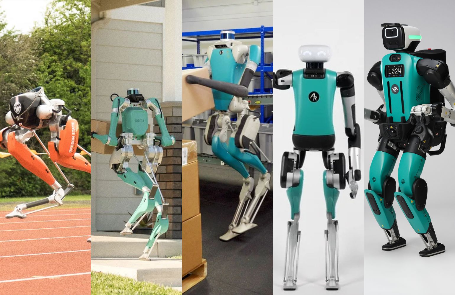 Agility Robotics Digit 5. From an ostrich runner to a humanoid on human legs