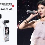 Insta360 Luna Ultra. A snap-on lens pushes the gimbal camera to 450mm