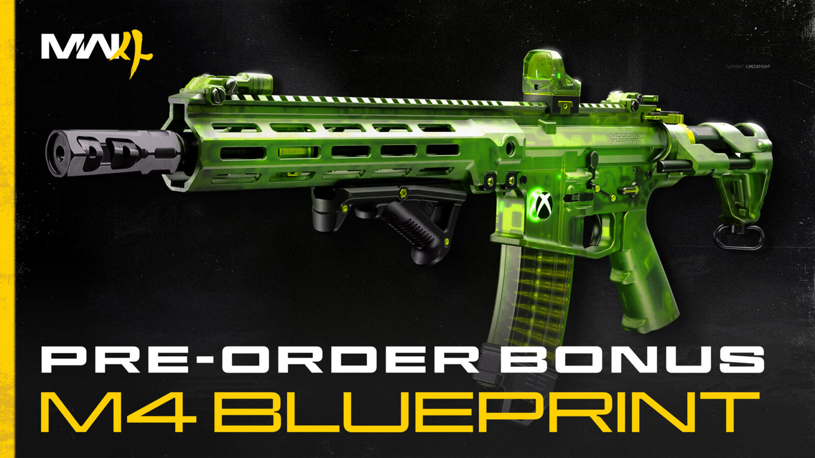 Call of Duty Modern Warfare 4. Xbox hides a see-through M4 the rest can't spot